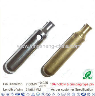 7.0mm electronic brass components